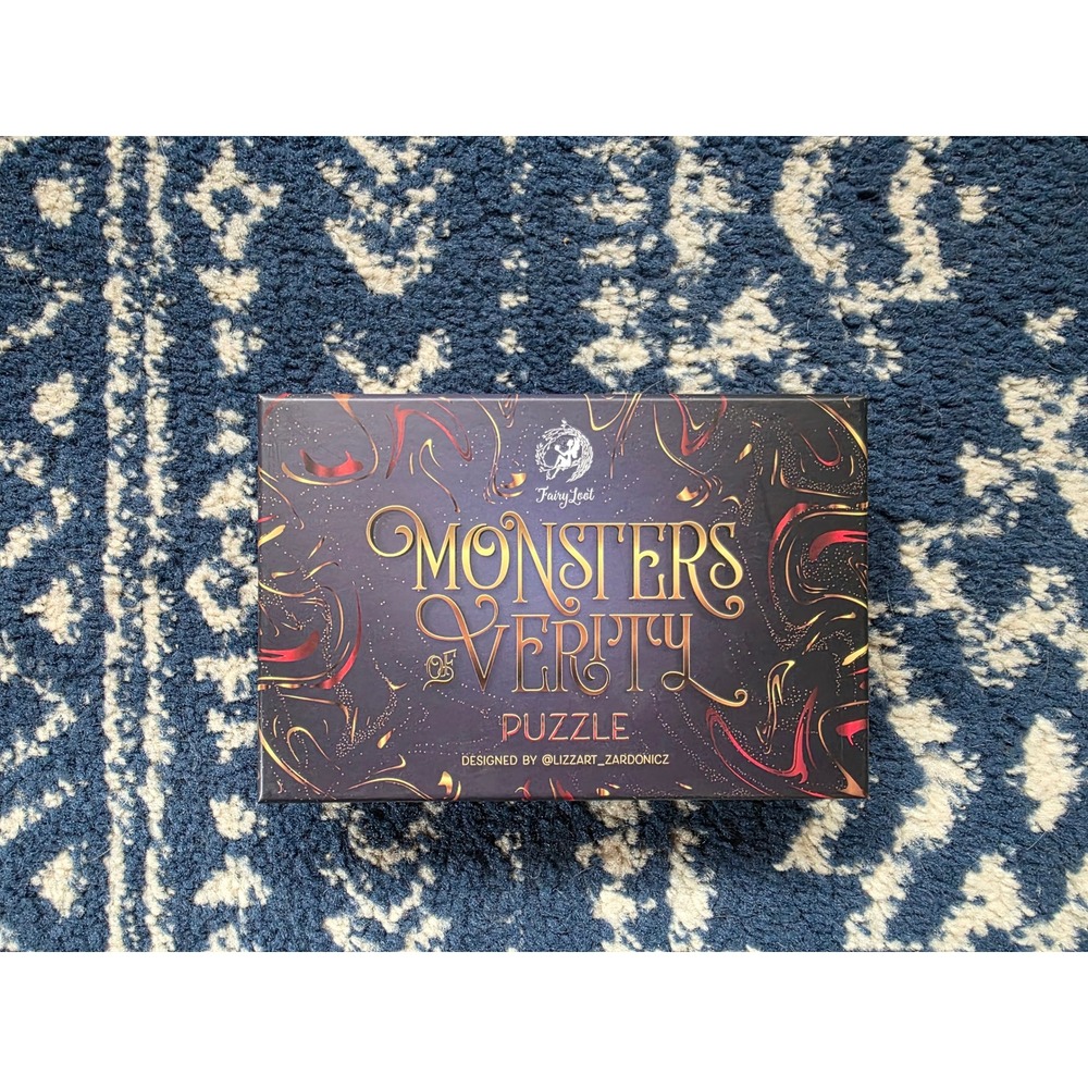 FairyLoot Monsters of Verity Puzzle OS Black NEW Victoria Schwab Savage Song
